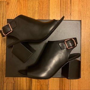 BNWT Alexander Wang Nadia Open Toe Booties
